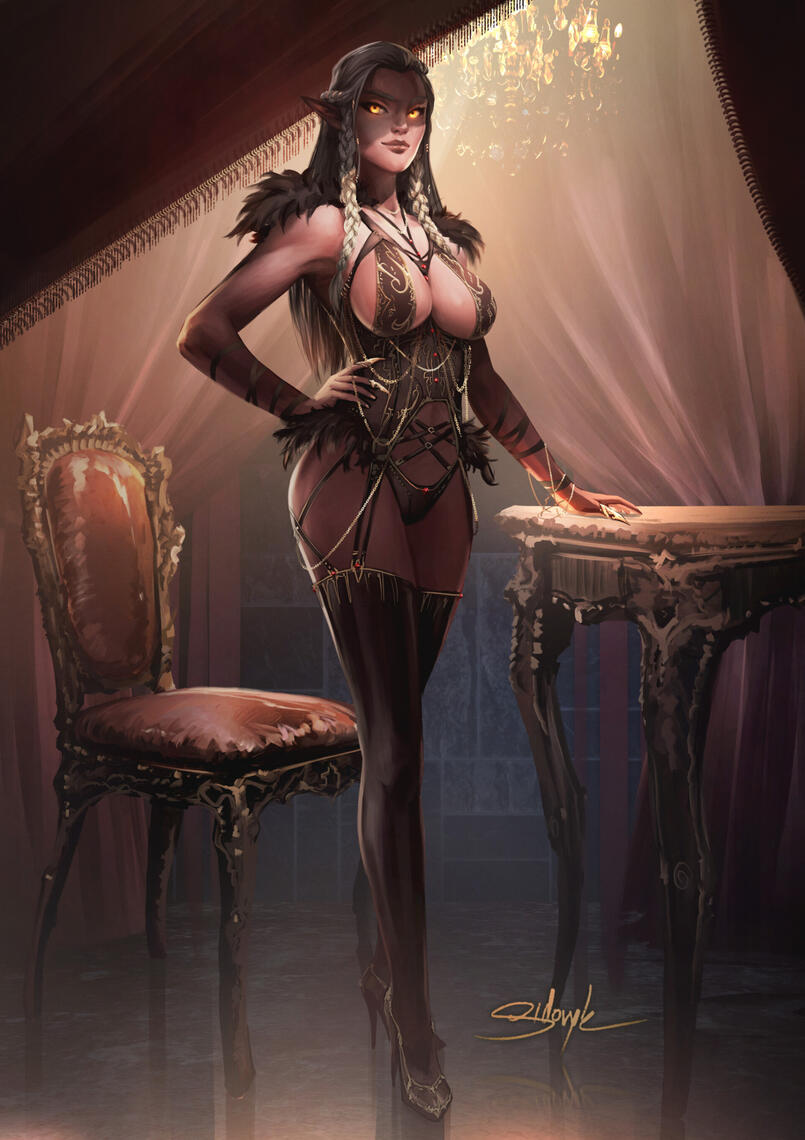 Valudine, the gilded beauty