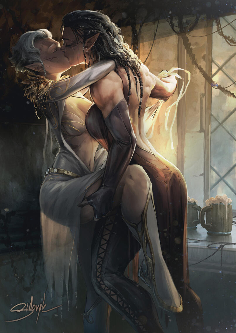 Serrine and Valleth, lovers eternal